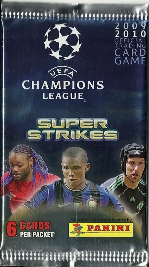 UEFA Champions League Super Strikes Trading Cards - ein Booster