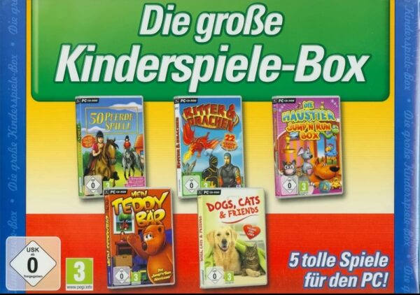 Die große Kinderspiele-Box (5 tolle Spiele für den PC)