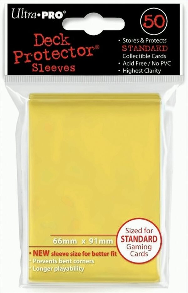 Ultra Pro Deck Protectors Canary Yellow (50 ct.)