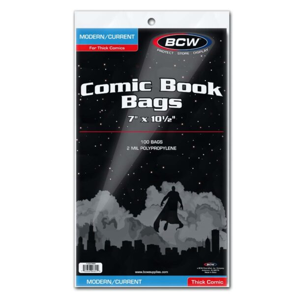 BCW Current Thick Comic Book Bags Schutzhüllen