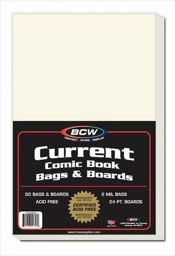 BCW Current Comic Book Bags & Boards