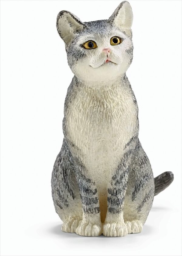 Schleich 13771 - Katze - sitzend, Tier Spielfigur