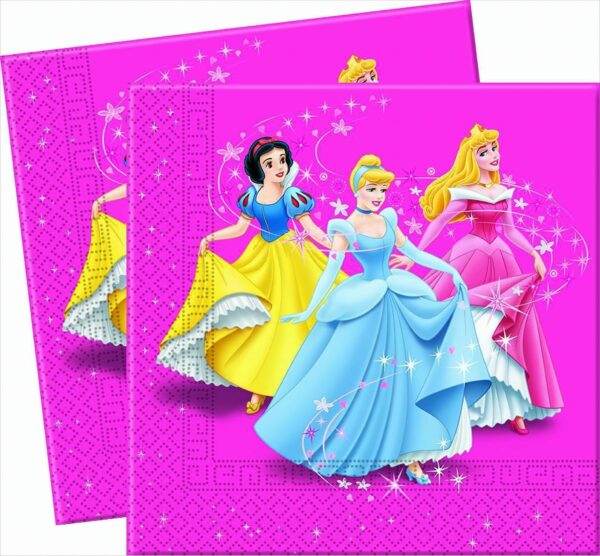 Princess Magic Prismatic 2-lagige Papierservietten 33x33cm