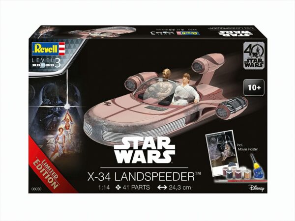 Star Wars X-34 Landspeeder Revell Modellbaus. 1:14