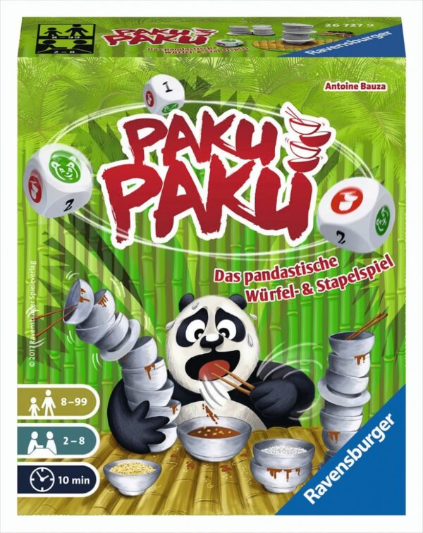 Paku Paku - Das pandastische Würfel-& Stapel-Spiel