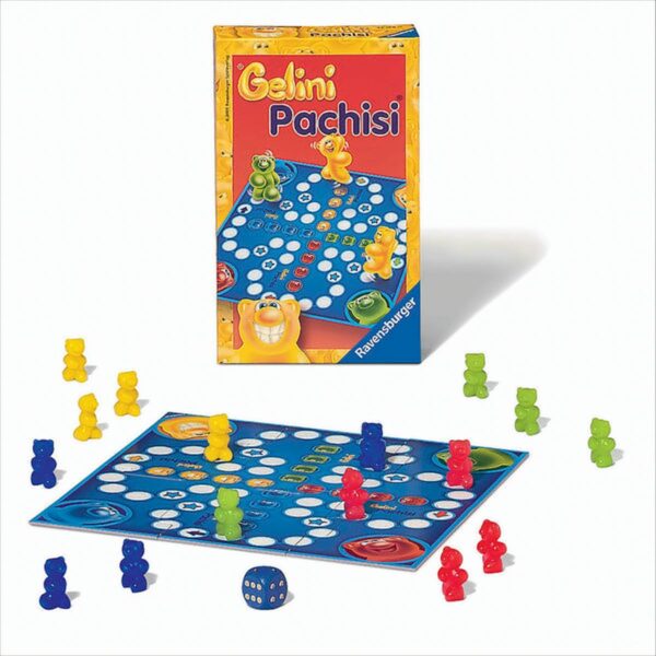 Gelini Pachisi, Würfelspiel (Reise- & Solitärspiel)