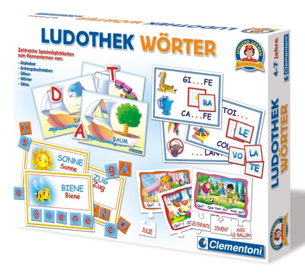 Clementoni 69760 - Ludothek - Wörter