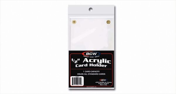 BCW Schraubhalter 1/2" Acryl 1,27 cm (4 Schrauben)