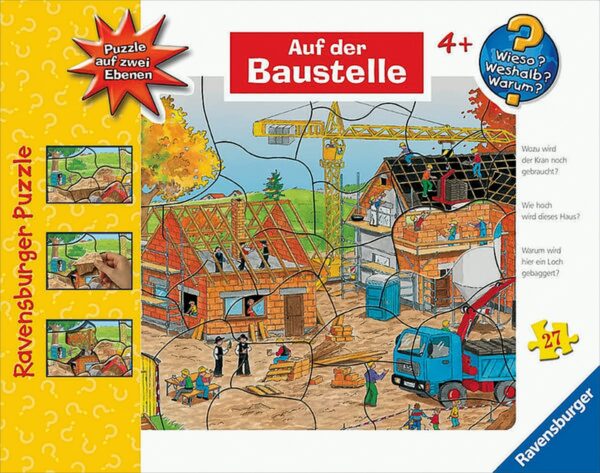 Wieso, Weshalb, Warum, - Auf der Baustelle, Rahmenpuzzle