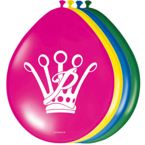 Prinsessin Prinsessia Ballons - 8 Stück