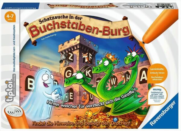 Tiptoi Spiel Schatzsuche in der Buchstabenburg