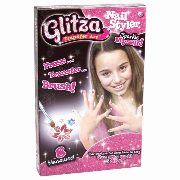 Glitza, Nagel Set, Glitzertattoos für Nägel