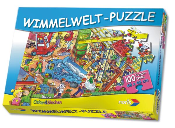 Wimmel Baustelle Puzzle, 100 Teile