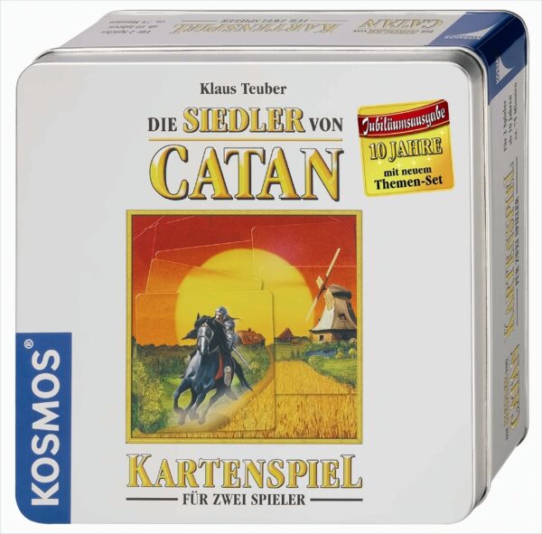 Catan Kartenspiel Jubilumsausgabe in Blechdose