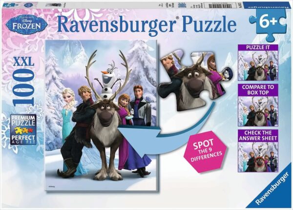 The Frozen Difference, 100 Teile Puzzle inklusive Suchspiel