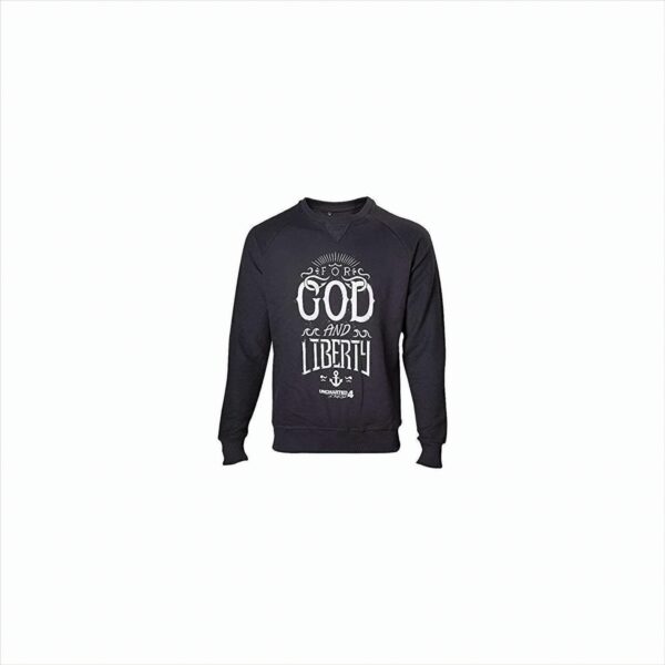 Uncharted 4 Pullover For God and Liberty L schwarz