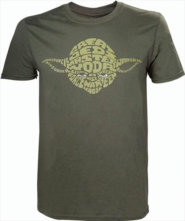 Star Wars T-Shirt Yoda Word Play Größe S