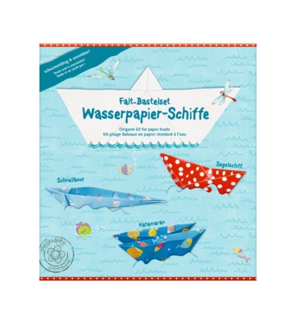 Falt-Bastelset Wasserpapier-Schiffe