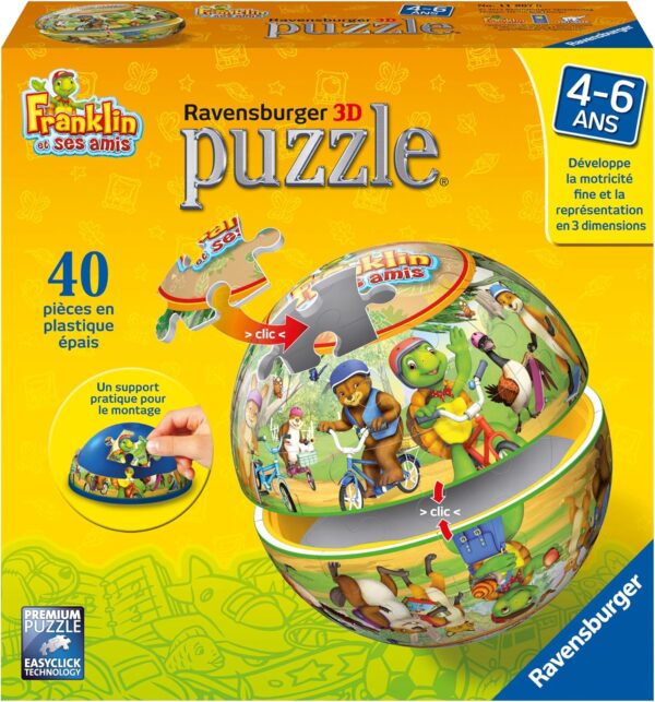 Puzzle a sfera 3D Franklin 40 pezzi