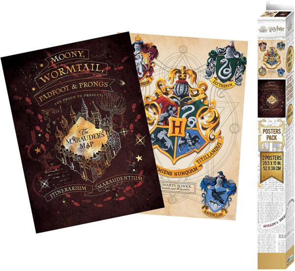 Harry Potter - Wallscroll Wappen& Marauders 2Pack