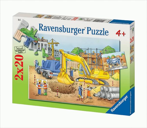 Vorsicht Baustelle - 2x20 Teile Puzzle