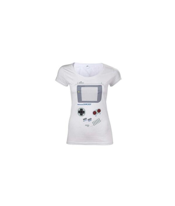 Nintendo T-Shirt Damen -XL- Gameboy, weiss