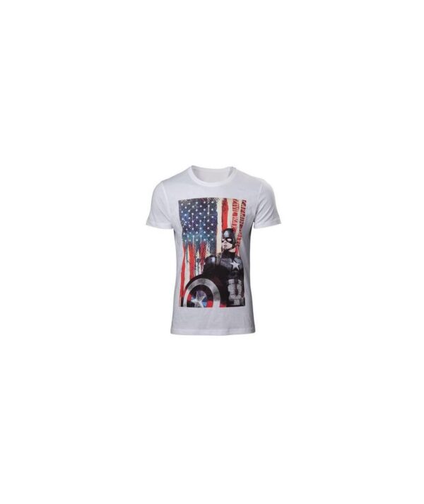 Captain America T-Shirt -2XL- American Flag