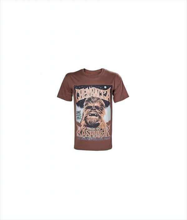 Star Wars Herren Chewbacca Poster T-Shirt, braun, S