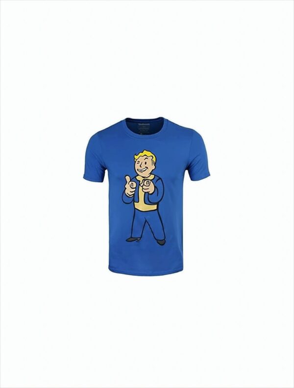 Fallout 4 T-Shirt -S- Boy Shooting Fingers, blau