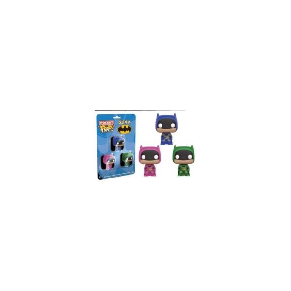 Pocket POP - Batman 3-Pack Vinyl Mini Figur