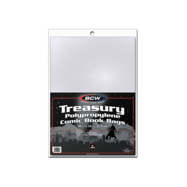 BCW Treasury Comic Book Bags 2-Mil (100 ct.)