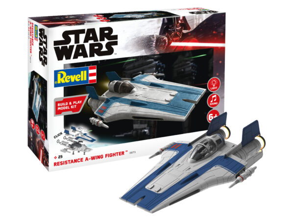 Revell - Resistance A-wing Fighter, blue