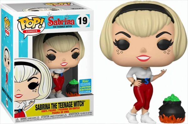 Funko! Sabrina die Teenagerhexe POP! Comics Sabrina mit Cauldron Vinyl Figure Summer Convention Exclusive