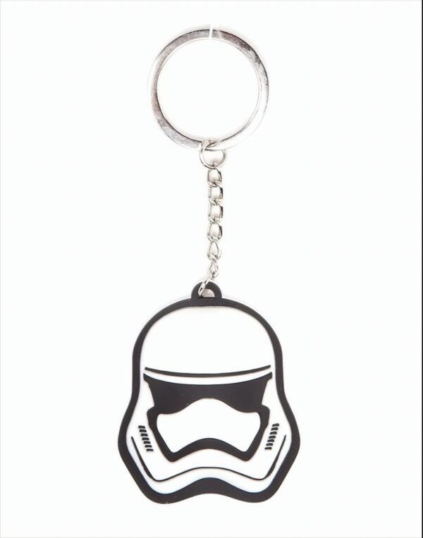 Star Wars Stormtrooper Rubber Keychain 3D