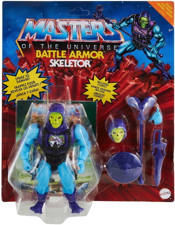 Mattel - Masters of the Universe - Origins Deluxe Actionfigur, 14 cm, Skeletor