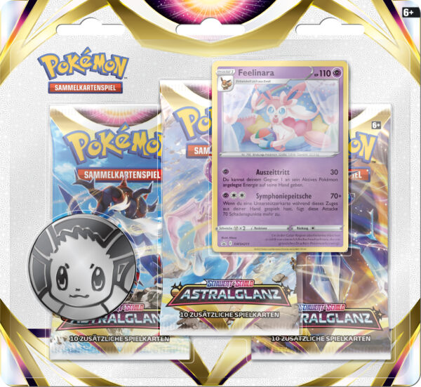 Pokemon Schwert und Schild - Astralglanz 3er-Pack Blister (sortierter Artikel)