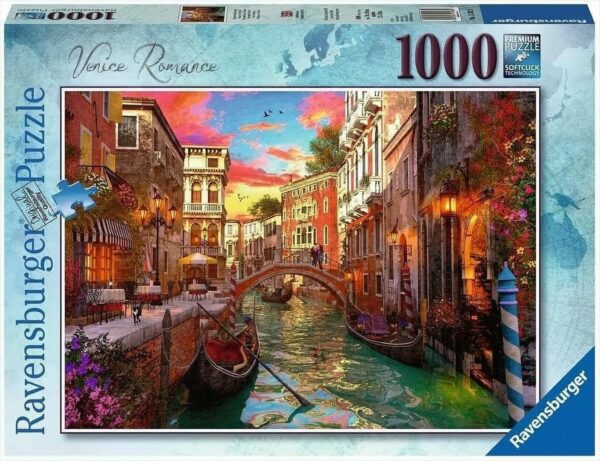 Romantik in Venedig - Puzzle, 1000 Teile