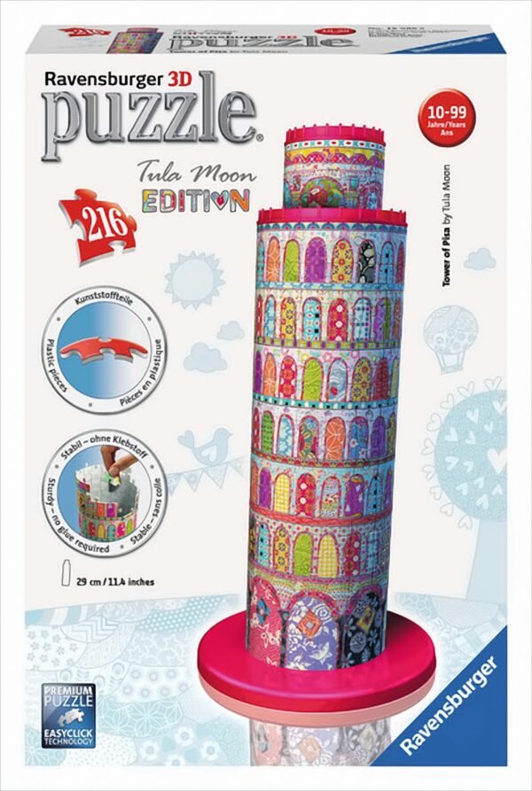 Tula Moon Pisa Turm, 216 Teile 3D-Puzzle