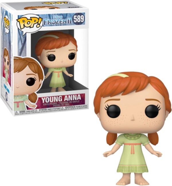 Funko 40889 POP Disney: Frozen 2-Young Anna Sammelbares Spielzeug, Mehrfarben