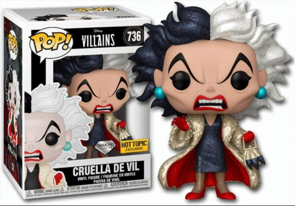 Disney Funko Pop Villains Cruella De Vil Diamond Collection Exclusive