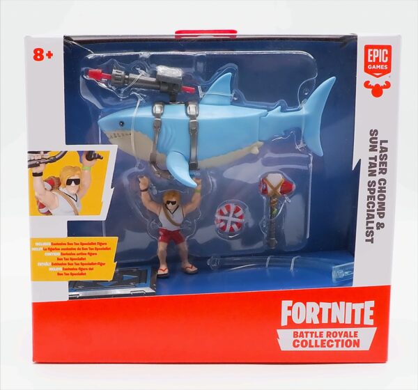 Fortnite Battle Royale Collection-Spielset mit Laser Chomp und Sun Tan Specialist