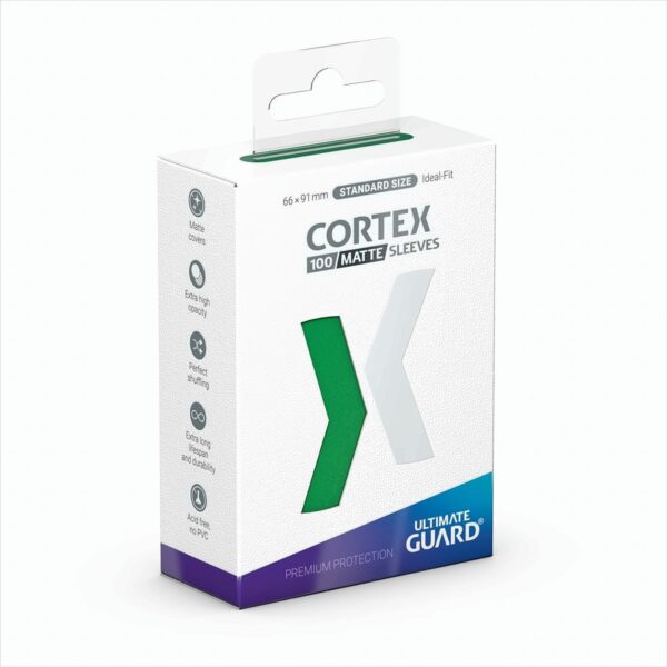 UG Cortex Sleeves Standard Matt Grün 100ct.