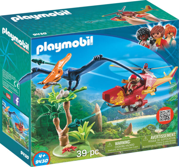 PLAYMOBIL 9429 - Action - Dinos - Helikopter mit Flugsaurier