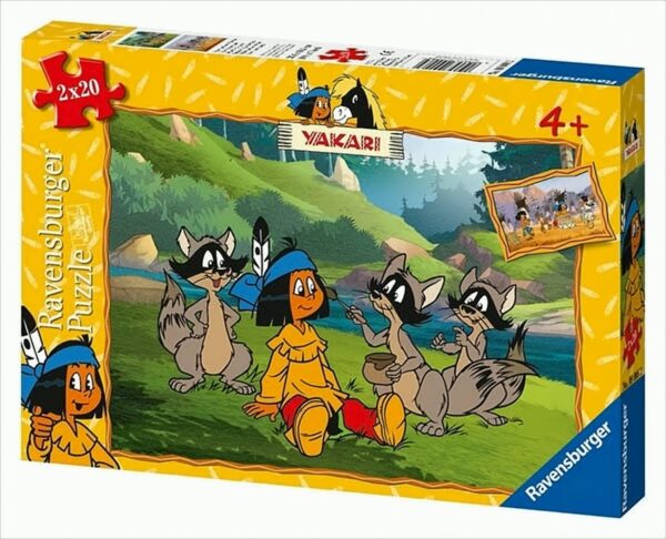 Yakari und Seine Freunde 2 x 20 Teile Puzzle