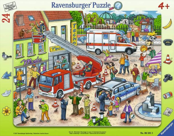 Ravensburger - 110, 112 - Eilt herbei!, 24 Teile