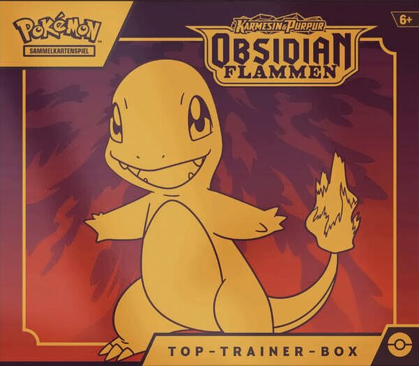 Pokemon Karmesin & Purpur Obsidianflammen Top-Trainer Box