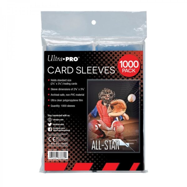 UP Soft Sleeves Standard Size (1.000 ct.)