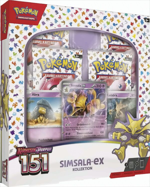 Pokemon Kollektion Karmesin & Purpur – 151 Simsala-ex