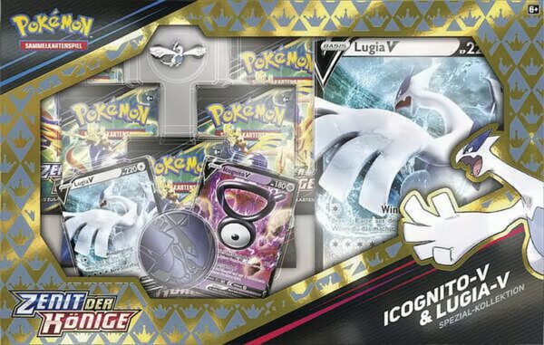 Pokemon Schwert & Schild 12.5 Zeit der Könige Icognito-V & Lugia-V Special Kollektion