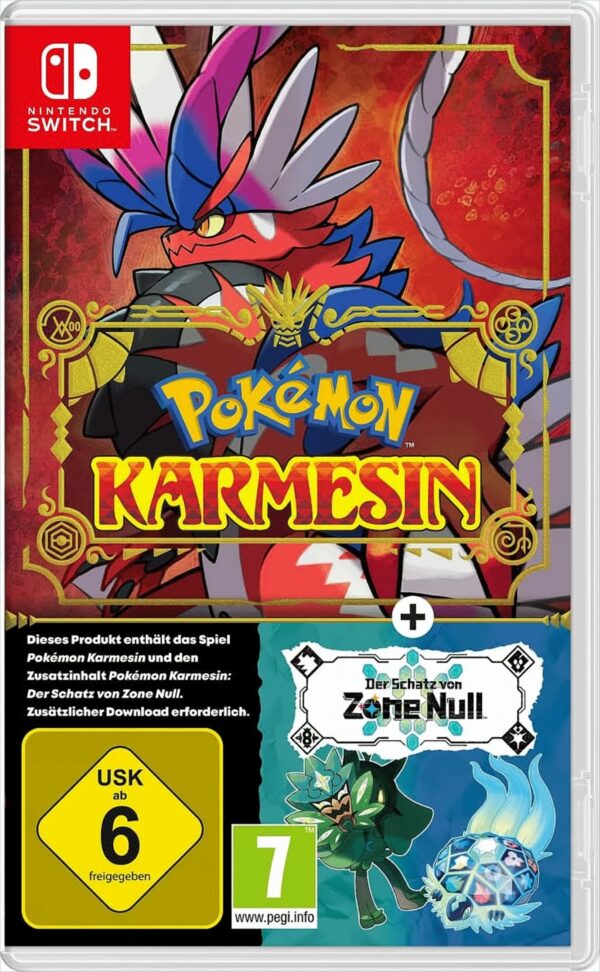 Pokemon Karmesin + Schatz von Zone Null SWITCH Erweiterung als DLC